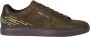 PS By Paul Smith Rex Khaki Sneakers Premium Suède Abstract Borduurwerk - Thumbnail 1