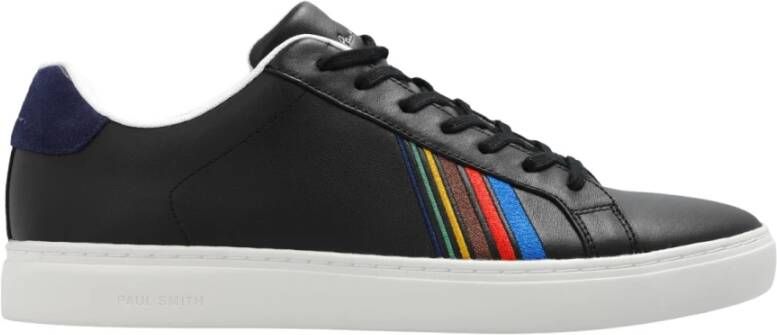 PS By Paul Smith Witte Rex Sneakers met PS Logo Zwart Heren