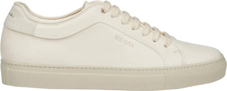 PS By Paul Smith Beige Sneakers Suede Patch White Heren
