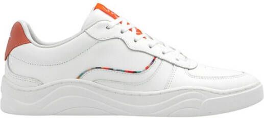 Paul Smith Witte Swirl Band Lage Sneakers White Dames