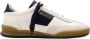 PS By Paul Smith Witte leren sneakers met marineblauwe inzetstukken - Thumbnail 1