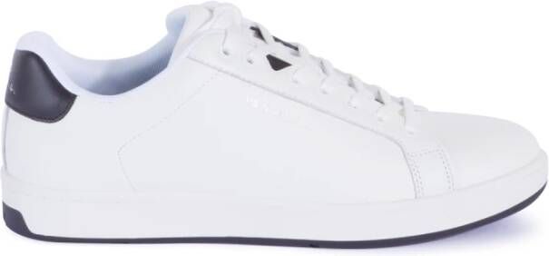 PS By Paul Smith Witte Leren Veterschoenen