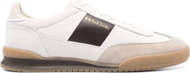 PS By Paul Smith Witte Sneakers met Merkhiel