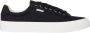 PS By Paul Smith Zwarte Canvas Lage Top Veterschoenen - Thumbnail 1