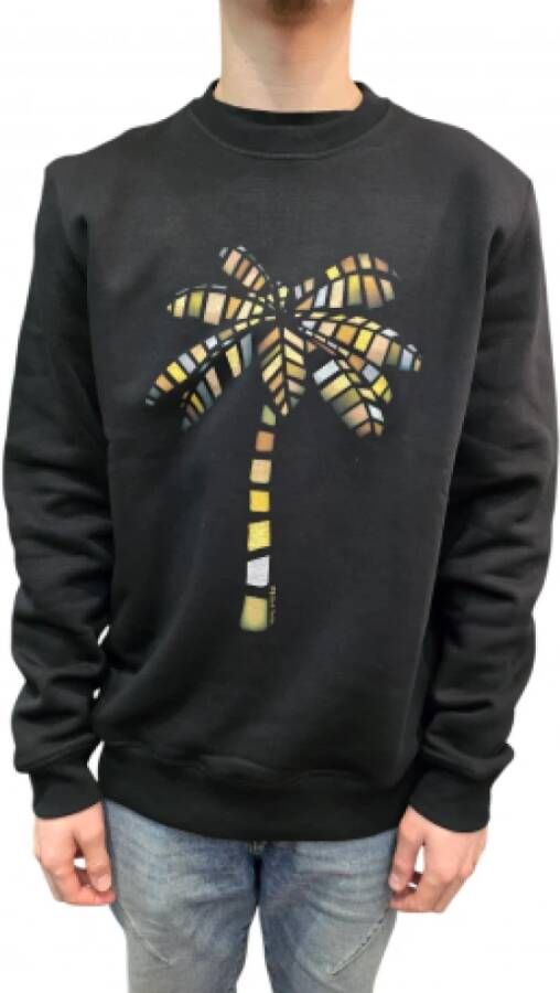 PS By Paul Smith Zwarte Palmboom Sweatshirt Mannen
