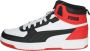 Puma rebound joy mid sneakers zwart rood heren - Thumbnail 2