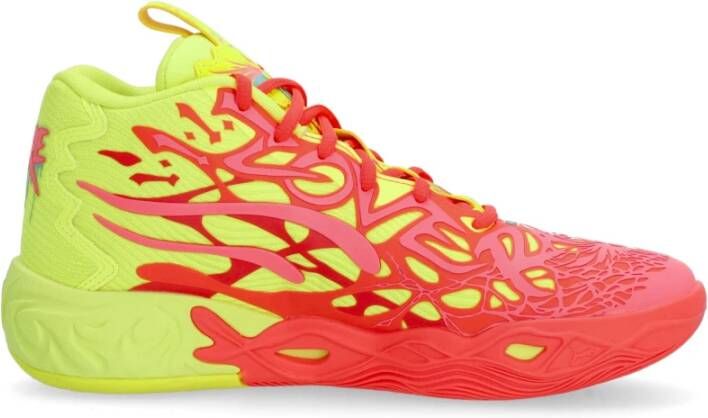 Puma Mb.04 Heren Schoenen Roze Maat: 44.5 Mesh Synthetisch Foot Locker