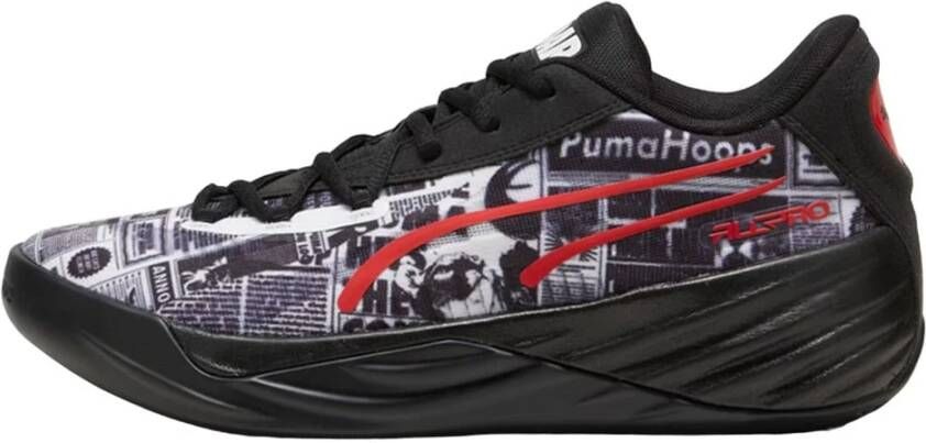 Puma All-pro Nitro Heren Schoenen Zwart Maat: 40 Mesh Synthetisch Foot Locker