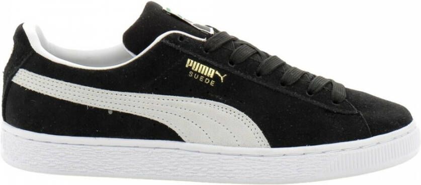 Puma Suede basisschool Schoenen Black Leer Foot Locker - Foto 4
