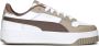 PUMA Carina Street Sneakers Dames Leren Sneaker Beige - Thumbnail 3