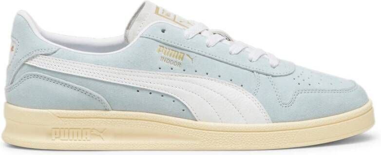 Puma Blauwe Leren Dames Sneakers