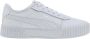 Puma Carina 2.0 sneakers wit Imitatieleer Effen 31 - Thumbnail 3