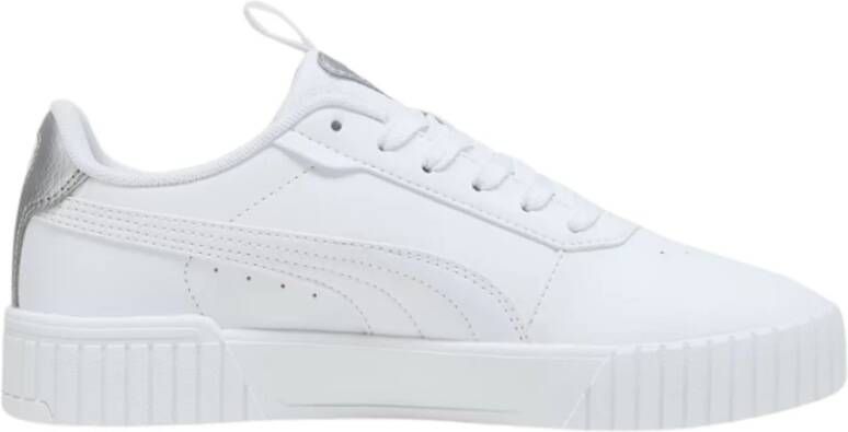 Puma Carina 2.0 Pop Up Metallics White Dames