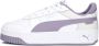 PUMA Carina Street Jr Meisjes Sneakers White-Pale Plum- Silver - Thumbnail 1