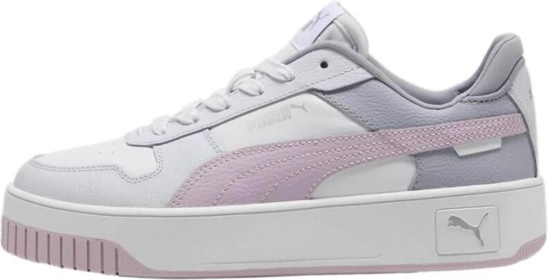 PUMA Carina Street Dames Sneakers White-Grape Mist- Silver - Foto 2