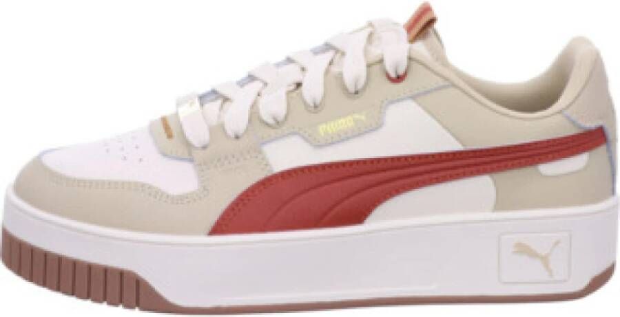 PUMA Carina Street Lux Sneakers Laag Beige