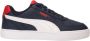 PUMA Caven Jr Unisex Sneakers Peacoat White HighRiskRed - Thumbnail 3