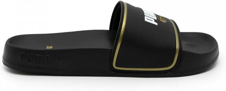 PUMA Leadcat 2.0 King Slippers Zwart Wit Goud