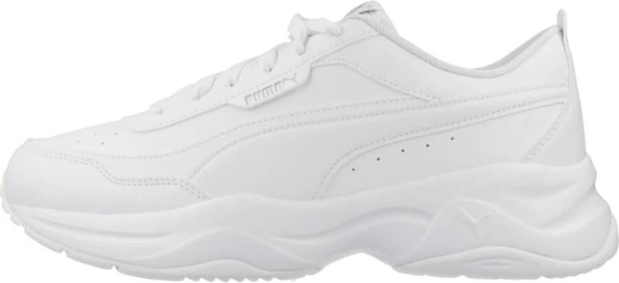 Puma Geometrische Casual Sneakers Wit White Dames - Foto 4