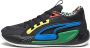 1854 Basketbalschoenen voor Volwassenen Puma Court Rider Chaos Zwart - Thumbnail 2