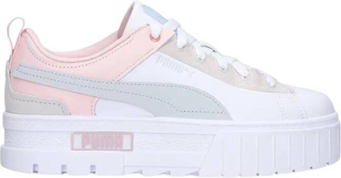 Puma Dames Mayze Raw Sneakers Wit Dames