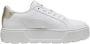 Puma Dames Metallic Shine Sneakers White Dames - Thumbnail 1