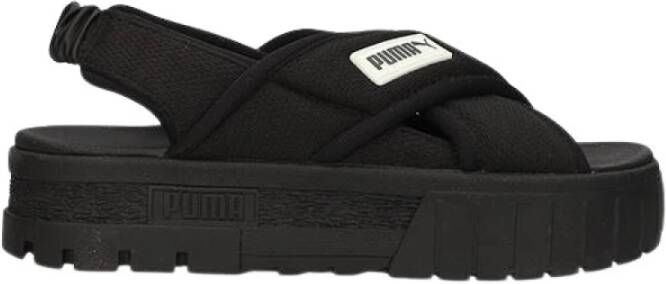 Puma Flat Sandals Zwart Dames