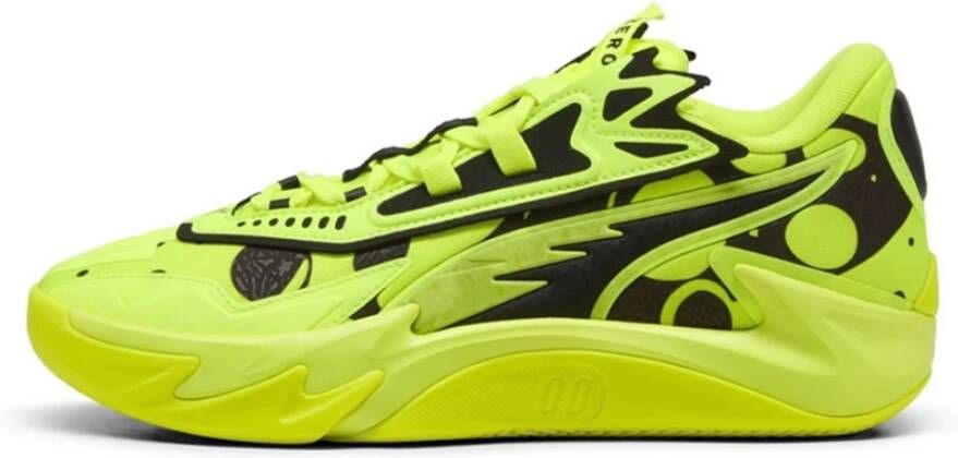 Puma Scoot Zeros Ii Sneakers Heren Geel Mesh Synthetisch