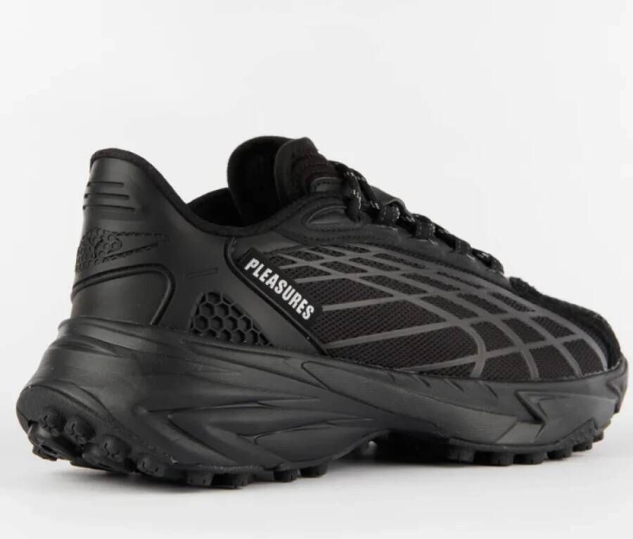 PUMA x Pleasures Spirex Heren Sneakers Schoenen Zwart 396037 - Foto 3