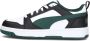 Puma Rebound V6 Lo Jr sneakers wit zwart donkergroen - Thumbnail 3