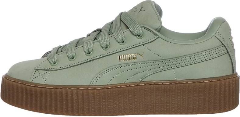 Puma Groene Mist Goud Kauwgom Creeper Phatty Nubuck Green Heren