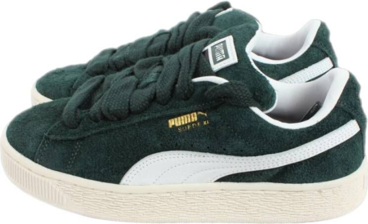 Puma Groene Suède Sneakers voor Heren