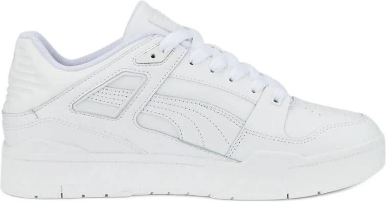 Puma Wit Leren Slipstream Heren Sneakers White Heren