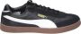 Puma Sneakersy skórzane z obszyciem w kontrastowym kolorze model Club II Era - Thumbnail 4