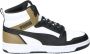 PUMA Rebound V6 sneakers bruin wit Uitneembare zool - Thumbnail 4