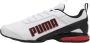 PUMA Equate SL 2 hardloopschoenen heren sneaker schoenen 310039 02 wit zwart rood - Thumbnail 2