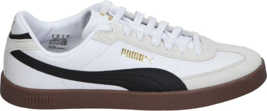 Puma Sneakersy skórzane z obszyciem w kontrastowym kolorze model Club II Era - Foto 10