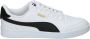 PUMA Shuffle Unisex Sneakers White- Black- Team Gold - Thumbnail 4