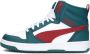 Puma Rebound v6 Mid sneakers groen ecru rood Imitatieleer 35.5 - Thumbnail 3