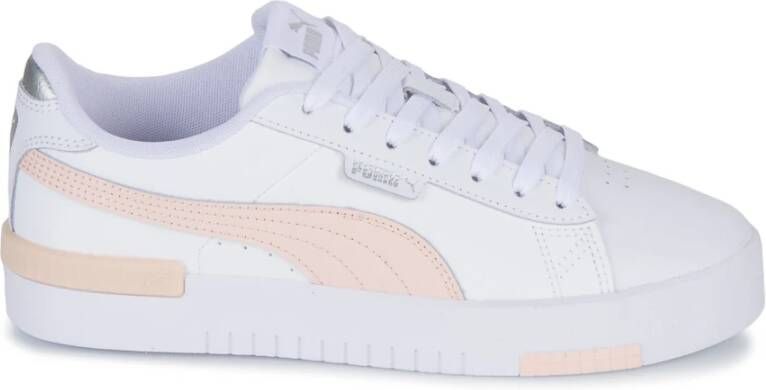 Puma Jada Renew Tennis Geïnspireerde Sneakers Wit en Roze White Dames