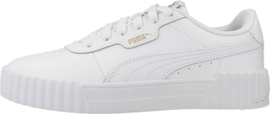 PUMA Carina 3.0 Jr. sneaker leren schoenen 401476 01 wit - Foto 3