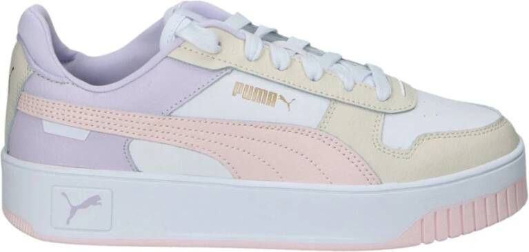 PUMA Carina Street Dames Sneakers White-Frosty Pink-Alpine Snow - Foto 7