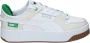 Puma Witte Sneakers met Groene Accenten White - Thumbnail 1