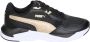 Puma x-ray speed lite metallics sneakers zwart goud dames - Thumbnail 2