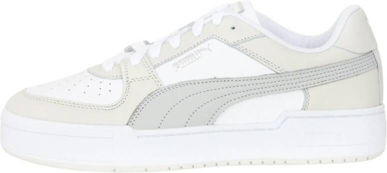 Puma Klassieke Lage Profiel Leren Sneakers White Dames