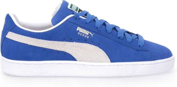 Puma Koninklijk Blauwe Suede Classic Sneakers Blauw