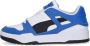 Puma Lage Leren Sneaker Wit Zwart Team Royal Multicolor Heren - Thumbnail 1