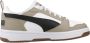 PUMA Rebound v6 Low Unisex Sneakers White- Black-Ice Coffee - Thumbnail 3