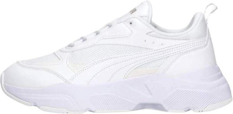 Puma Lage sneakers Cassia wit leatherlook White Dames - Foto 4