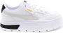 Puma Mayze Stack sneaker van leer met suède details - Thumbnail 2